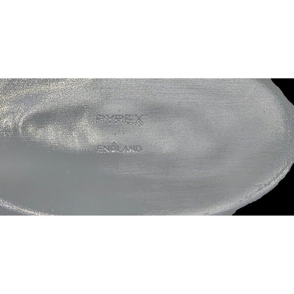 Vintage Pyrex England Autumn Glory Retro Oven Safe Milk Glass Casserole Dish - Picture 7 of 8